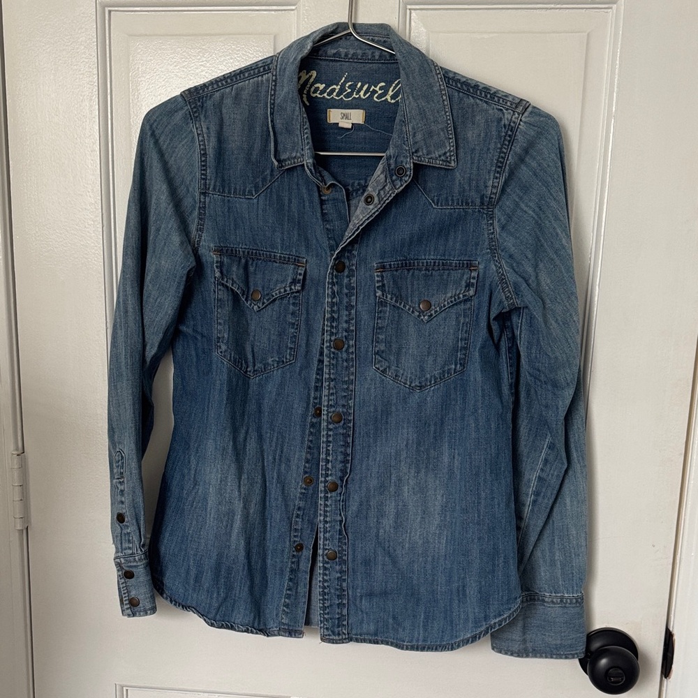 Madewell Blue Denim Shirt